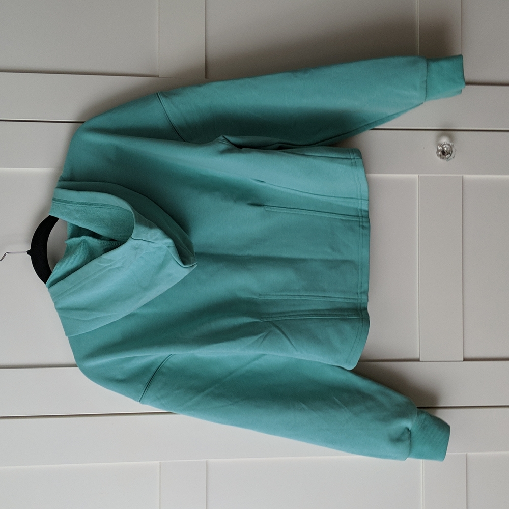 FABLETICS Dakota Green Zip-Up Hoodie - Like New! - Picture 8 of 9